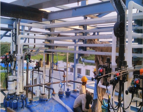 Bromine Transfer Piping